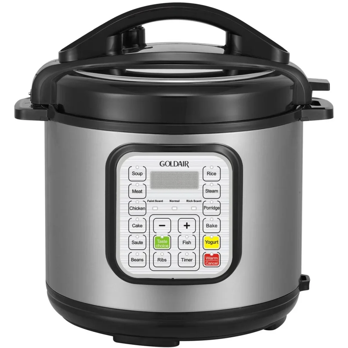 Goldair 6 Litre Electric Stainless Steel Pressure Cooker