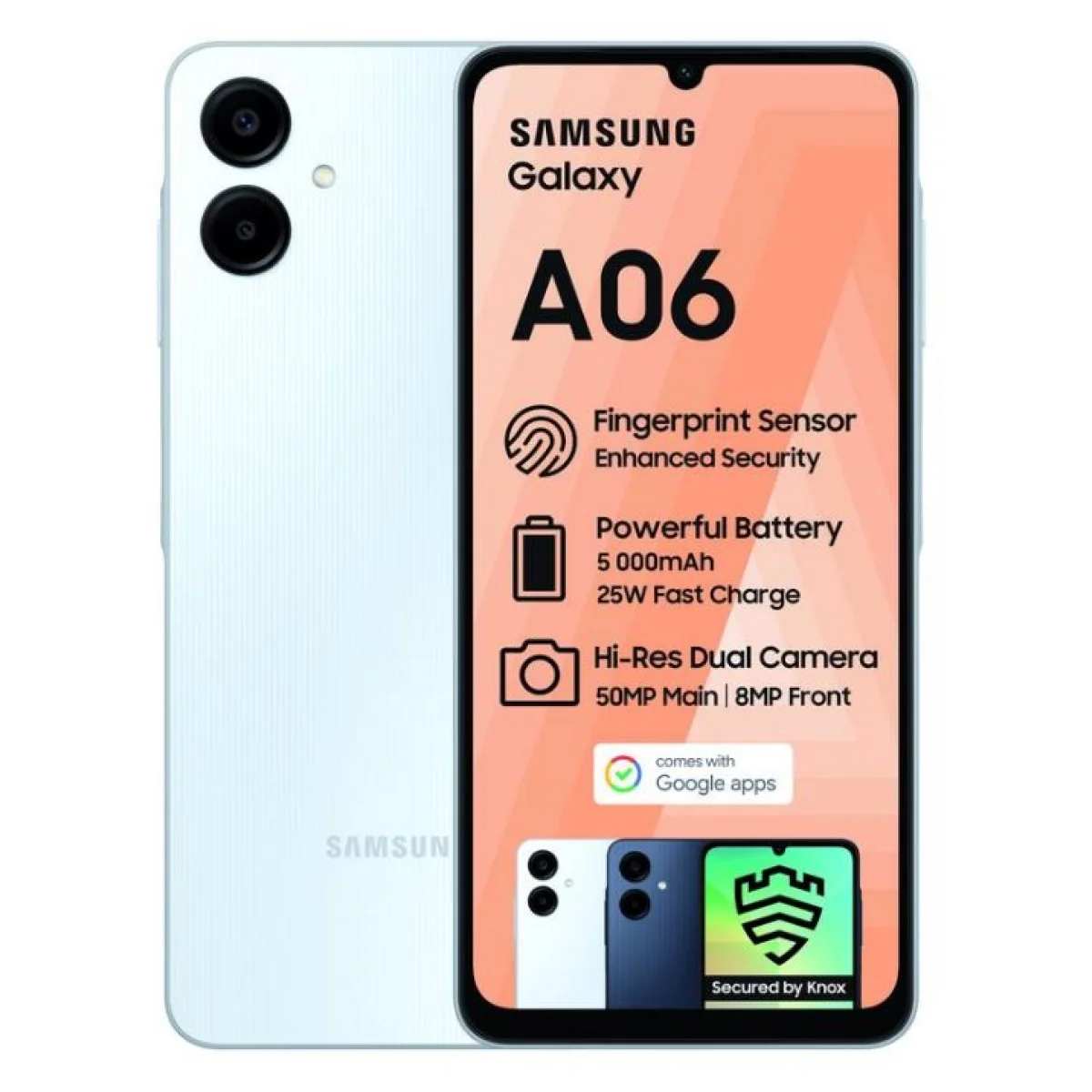 Samsung Galaxy A06 4GB-64GB Light Blue